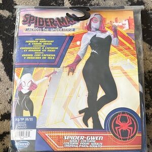 Spider-Gwen Adult Costume - Black and White